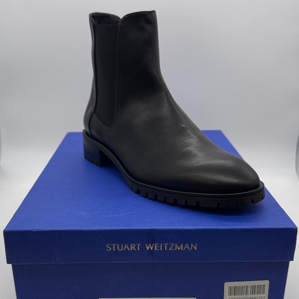 Stuart Weitzman Dylan Leather Chelsea Boots